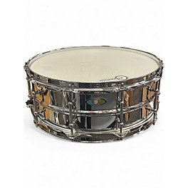 Used Ludwig 14X5.5 Supralite Chrome over Steel Drum