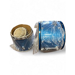 Used Ludwig 5 Piece Accent Blue Drum Kit