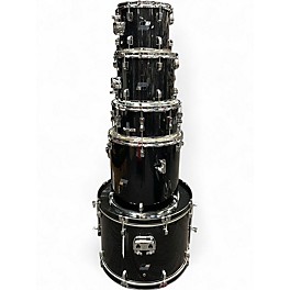 Used Ludwig 5 Piece Backbeat Black Sparkle Drum Kit