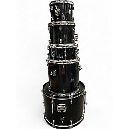 Used Ludwig 5 Piece Backbeat Black Sparkle Drum Kit