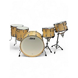 Used Ludwig 5 Piece Ludwig Legacy Maple Zep 5 Piece Natural Maple Drum Kit
