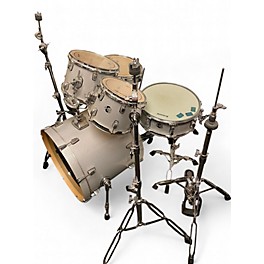 Used Ludwig 5 piece Element Evolution White Sparkle Drum Kit