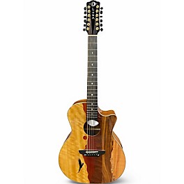 Used Luna VISTA EAGLE 12STR Natural 12 String Acoustic Electric Guitar