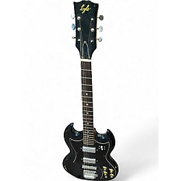 Used Lyle 1970s SG BLACK Solid Body Electric Guitar