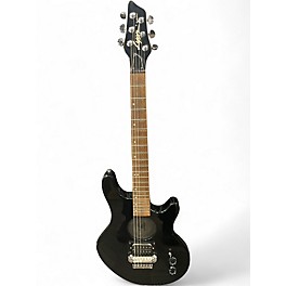 Used Lyon By Washburn LT8K Black Solid Body Electric Guitar