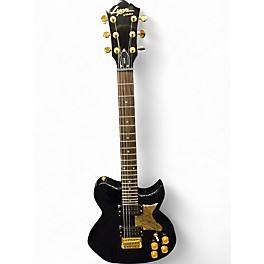 Used Lyon By Washburn SIGNED BY JOE TROHMAN LI15 0775 OF 7000 Black Solid Body Electric Guitar