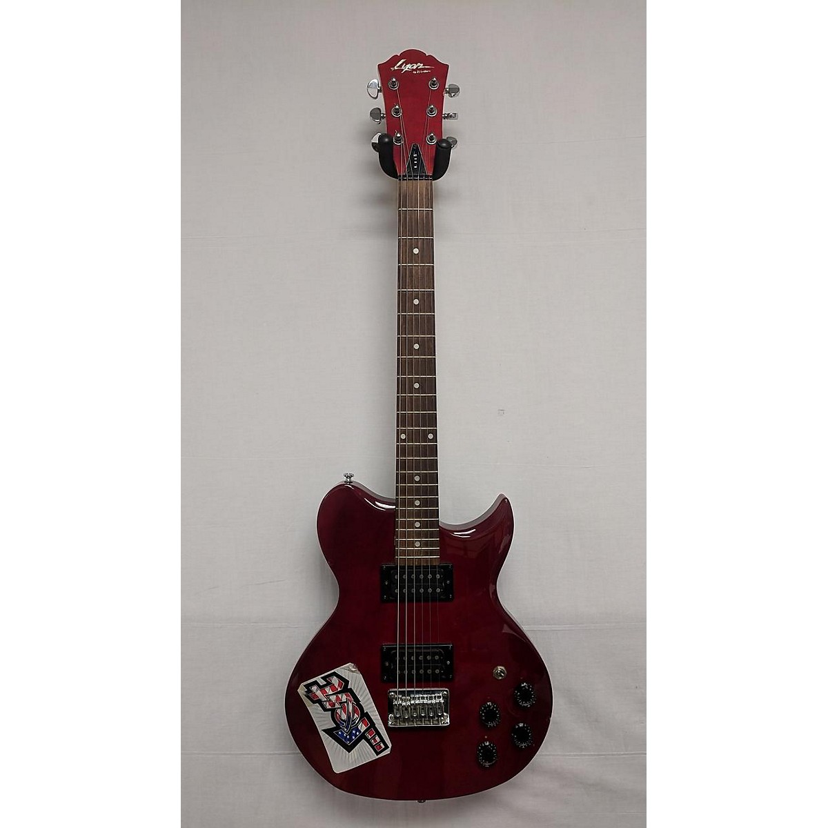 Used Lyon L115 Red Solid Body Electric Guitar | Guitar Center