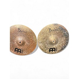 Used MEINL 13in Byzance Dark Hi Hat Pair Cymbal