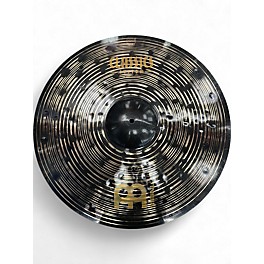 Used MEINL 22in classic custom dark crash ride Cymbal