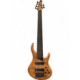 Used MTD Kingston KZ 6 String Fretless Natural Electric Bass Guitar