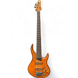 Used MTD Kingston Z Poplar Burl Vintage Natural Electric Bass Guitar