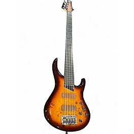 Used MTD Kingston zx5 String Fretless Sunburst Electric Bass Guitar