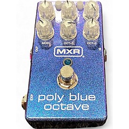Used MXR POLY BLUE OCTAVE Effect Pedal