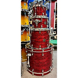 Used Mapex 4 piece Saturn V Red Strata Pearl Drum Kit