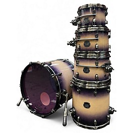 Used Mapex 5 Piece SATURN EVOLUTION MAPLE EXOTIC VIOLET BURST Drum Kit