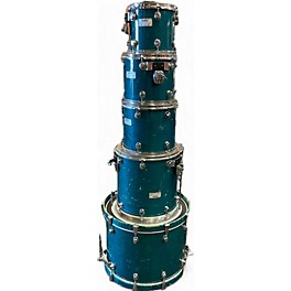 Used Mapex 5 piece Saturn Pro Series Teal Drum Kit