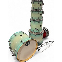 Used Mapex 6 Piece Armory AquaMarine Drum Kit