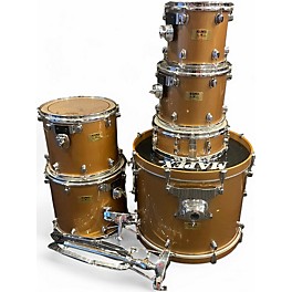Used Mapex 6 Piece PRO M Metallic Gold Drum Kit