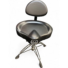 Used Mapex Saddle Top Drum Throne With Backrest and Double-Braced Quad  Drum Throne