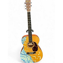 Used Martin 00016GT NATURAL PAINTED OCEAN Acoustic Guitar