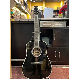 Used Martin D35JC Johnny Cash Black Acoustic Guitar