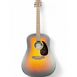 Used Martin DX2E 2 Tone Sunburst Acoustic Electric Guitar
