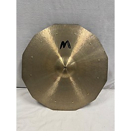 Used Used Masterwork 24in Dodecagon JAZZ MASTER 24" Crash Ride Paper Thin Cymbal