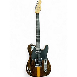 Used Michael Kelly 1955 CUSTOM TELE STRIPED EBONY Solid Body Electric Guitar