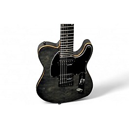 Used Michael Kelly MK64 7 STRING ELECTRIC GUITAR Trans Black Solid Body Electric Guitar