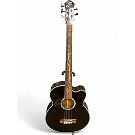 Used Michael Kelly MKDF5FL Dragonfly 5 String Brown Acoustic Bass Guitar