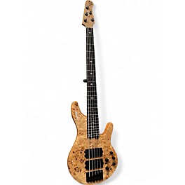 Used Michael Kelly Pinnacle 5 Buckeye Burl Electric Bass Guitar
