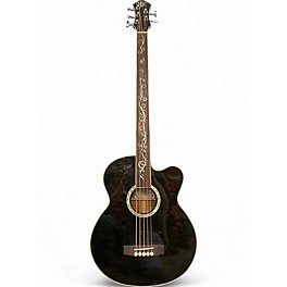 Used Michael Kelly dragonfly 5fl Trans Black Acoustic Bass Guitar