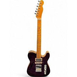 Used Miscellaneous Custom Hollowbody Telecaster Purple Hollow Body Electric Guitar