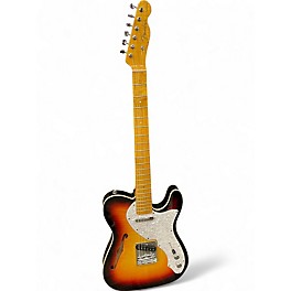 Used Miscellaneous Partscaster 3 Tone Sunburst Hollow Body Electric Guitar