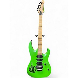 Used Mitchell HD400 Green Solid Body Electric Guitar