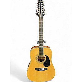 Used Mitchell MD-100S-12E/N Natural 12 String Acoustic Guitar