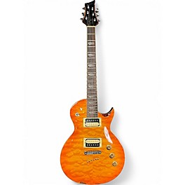 Used Mitchell MS400 Trans Amber Solid Body Electric Guitar