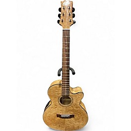 Used Mitchell MX430QAB Exotic Series Acoustic-Electric Guitar Quilted Ash Burl Natural Acoustic Electric Guitar