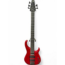 Used Modulus Guitars Q5 Quantum 5 String Trans Cherry Electric Bass Guitar