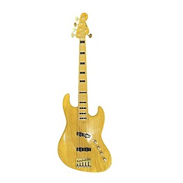 Used Used Moon JJ5 Larry Graham Natural Electric Bass Guitar