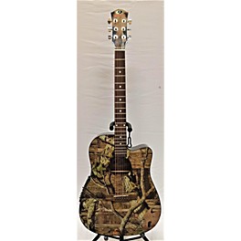 Used Used Mossy Oak MO1CE Camo Acoustic Electric Guitar