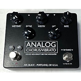 Used Used Mr. Black Analog Chorus Effect Pedal
