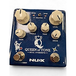 Used NUX QUEEN OF TONE DUAL OVERDRIVE Effect Pedal