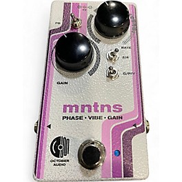 Used October Audio Mntns Phase Vibe Gain Effect Pedal