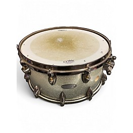 Used Orange County Drum & Percussion 14in ocpd Silver Sparkle Drum