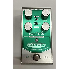 Used Used Origin Effects Halcyon Green Overdrive Effect Pedal