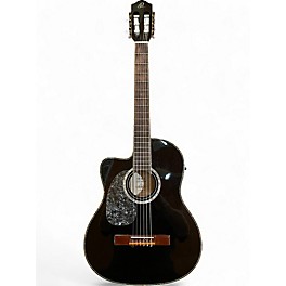Used Ortega rce145lbk Black Acoustic Guitar