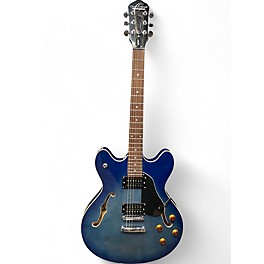 Used Oscar Schmidt OE30 Blue Hollow Body Electric Guitar