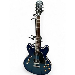 Used Oscar Schmidt OE30 Blue Hollow Body Electric Guitar