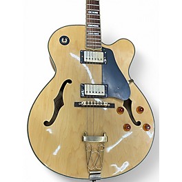 Used Oscar Schmidt OE40N Natural Hollow Body Electric Guitar